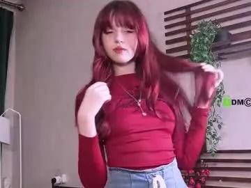 _lucystars —  GOAL: Take my bra off! FREE TOY CONTROL IN PVT i'm #new #teen #18 #redhead and #skinny  [125]  #pigley